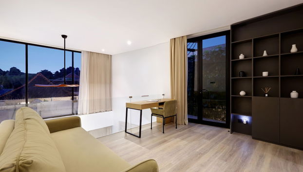 Zona de estar del vestíbulo