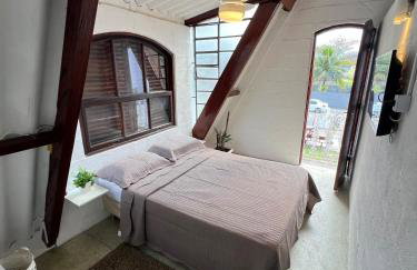 Casa estilo chale dúplex com 3 quartos, churrasqueira, balanço, chuveirão e a uma quadra da praia - Foto 40