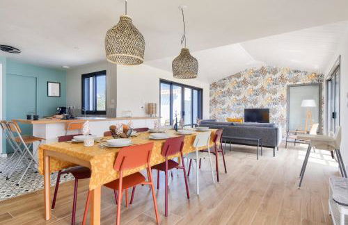 maison neuve- 6 adultes & 4 enfants - 350m plage - Foto 8