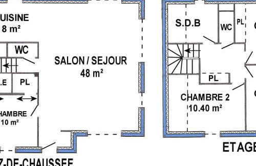 Maison moderne à 100m de la mer avec jardin clos, garage, WiFi, proche camping avec commerces, animaux OK - FR-1-306-1205 - Foto 15