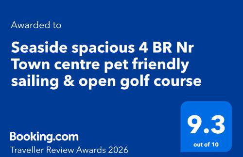 Seaside spacious 4 BR Nr Town centre pet friendly sailing & open golf course - Foto 20