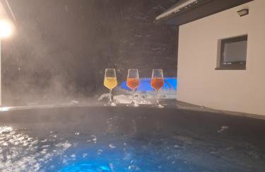 Domek Viking z prywatnym ogrzewanym basenem sauną oraz balią z jacuzzi - Foto 34