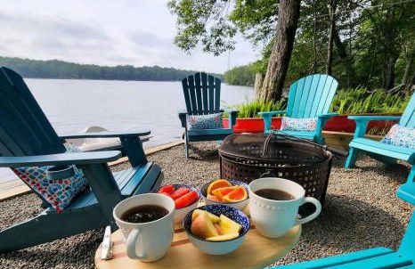 Lakefront Hot Tub Canoes Game Room Wood FP - Foto 44