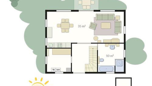 Sünnenhuus 32 - Dein Ferienhaus an der Thülsfelder Talsperre - Foto 2