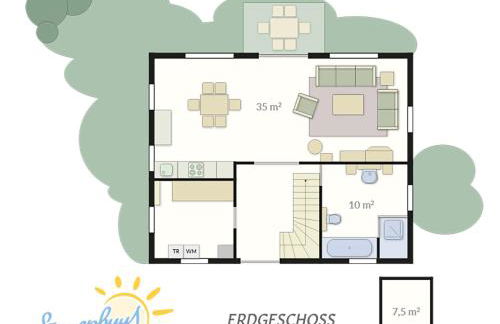 Sünnenhuus 32 - Dein Ferienhaus an der Thülsfelder Talsperre - Foto 2