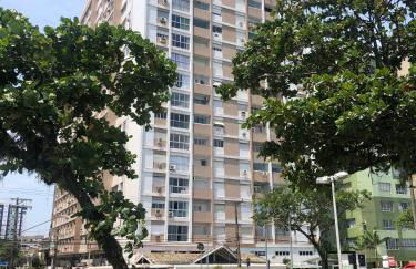 Apto em Santos com AR e Wi-Fi na rua da praia - Foto 8