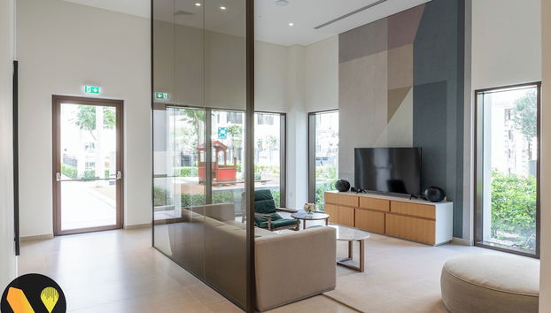 Zona de estar del vestíbulo