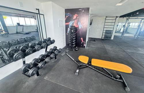 AP completo próx ao Shopping com piscina, garagem e ar - Foto 50