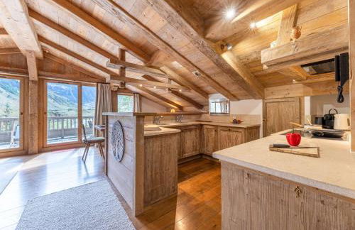 Duplex élégant, 8 pers., cheminée, Val-d'Isère, parking, WiFi - FR-1-694-440 - Foto 6