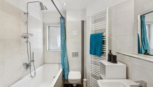 Erholsame Wohnung mit Balkon und Einbauküche im Herzen Leipzigs - Foto 3, towels, Shower