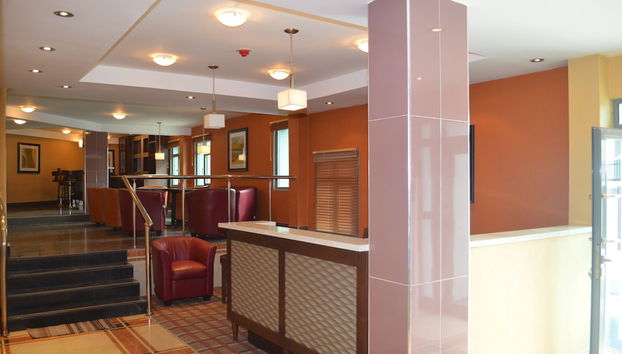 Mostrador de check-in y check-out