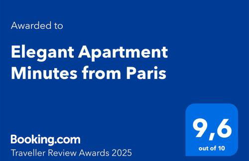 Elegant Apartment Minutes from Paris - Foto 31