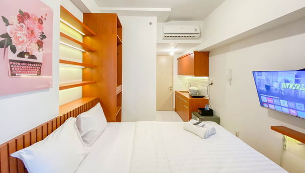 Good And Homey Studio At Tokyo Riverside Pik 2 Apartment - Photo 4, Chambre