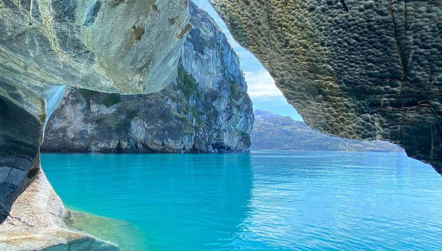 Paisajes de las cuevas de mármol