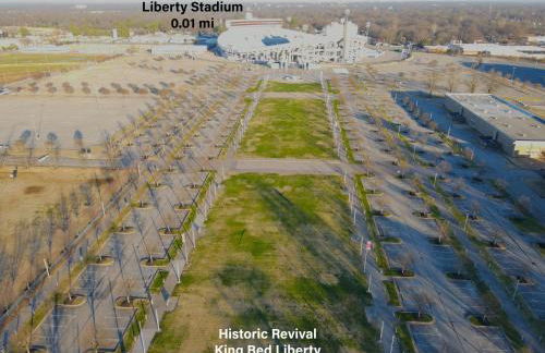 Historic Revival King Bed Liberty Bowl Memphis 893 - Foto 24