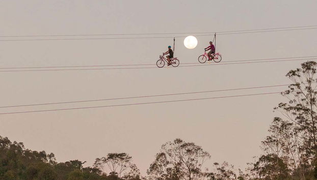 Skybike in Praia Grande