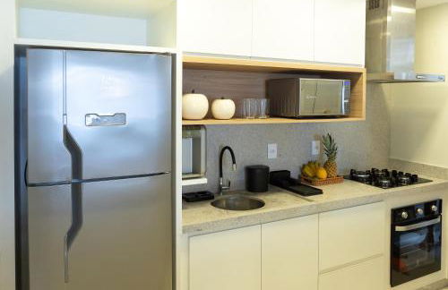 Na Beira da Praia - Conforto e vista privilegiada do 10º andar! - Foto 5