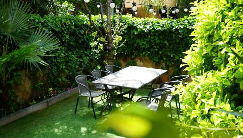 Bonita Casa Jardín Privado 5min a pie de Playa - Foto 1, Garden, Garden view