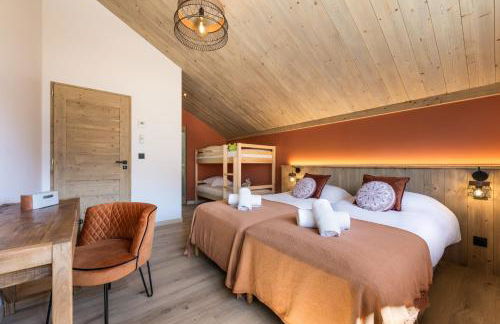 Chalet neuf, Jacuzzi, piscine privée mai-sept, pétanque, proche Paradiski - Foto 30