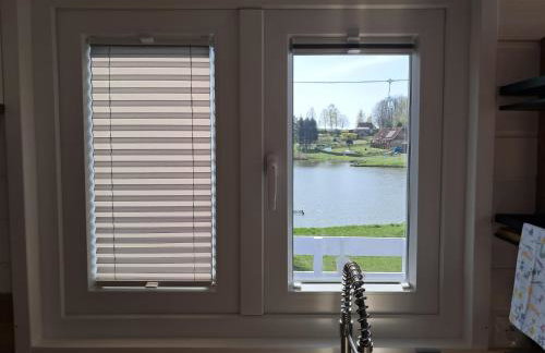 Mazurski Domek Papy Smerfa plaża pomost jezioro prywatny staw gospodarstwo pasieka - Foto 17