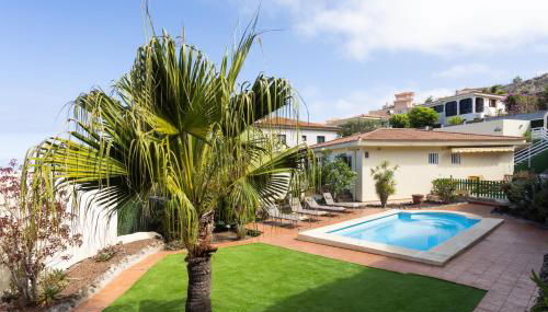 EDEN RENTALS Luxury Heated-Pool Villa El Sauzal - Foto 1, Garden, sunbed, Garden view