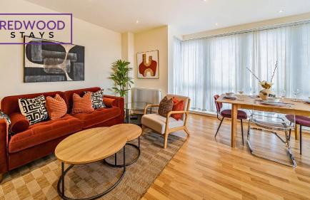 Premium Serviced Apartment in Basingstoke Town Centre, Free Parking By Redwood Stays - Foto 5