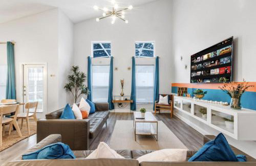 Mario Manor Heated Pool King Bed Game Room Near Disney - Foto 3