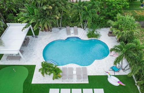 VillaLee-Jungle Palm Island white marble pool Area - Foto 7