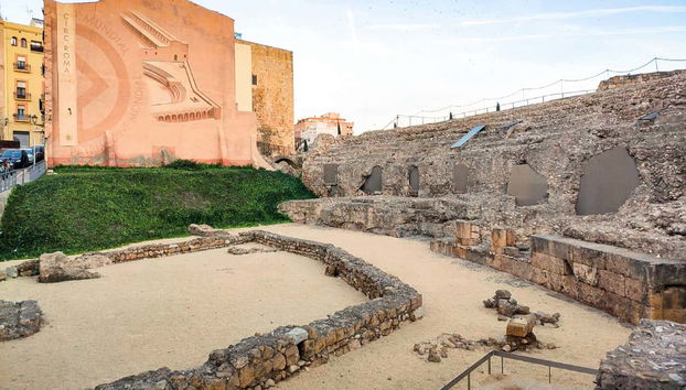 Ruínas do circo romano em Tarragona