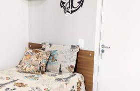 Apto Centro Ubatuba com Varanda Gourmet, Suíte, Piscina e Garagem Privativa Coberta - Foto 34