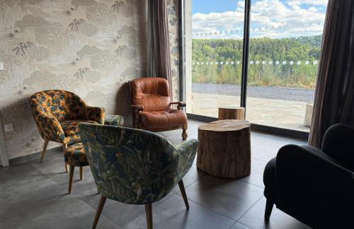 Gîte LE RABIOUZE - 4 épis, 15 pers, 22 couchages - Ancienne Bergerie rénovée, cachet d'origine conservé - Vue magnifique - Label Ecogîte - Foto 16