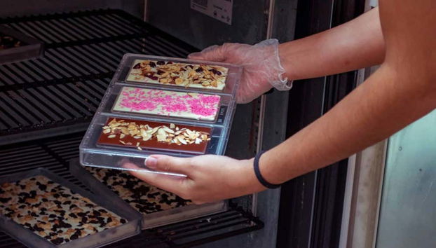 Chocolate listo para degustar