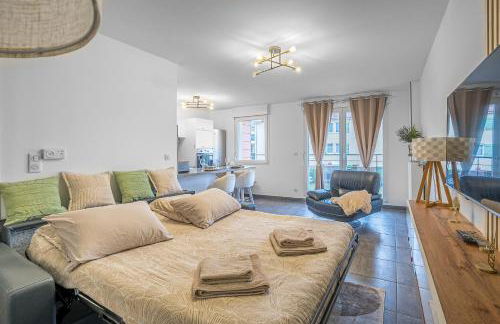 Spacieux - 4 pers' - Balcon - 2 lits - Parking - Photo 7