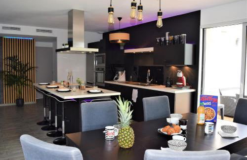 Villa de charme avec piscine privée et clim 8 pers près du lac de Parentis - Foto 24