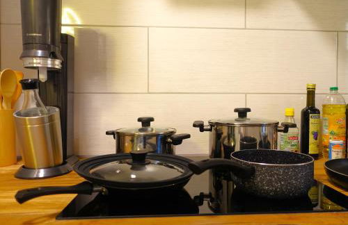 Getaway Apartment mit Balkon - Ruhiges Business-Apartment - direkte S-Bahn nach Messe DUS & ESS - Foto 14