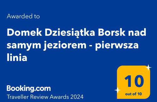 Domek Dziesiątka Borsk nad samym jeziorem - pierwsza linia - Foto 60