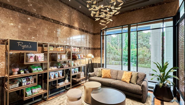 Sala de estar do lobby