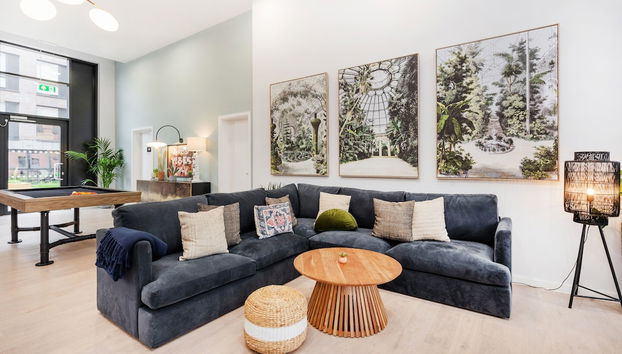 Zona de estar del vestíbulo