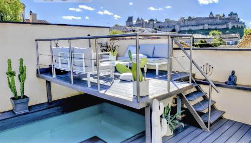 La Maison Blanche 5*, Piscine & vue Cité Médiévale - Photo 1