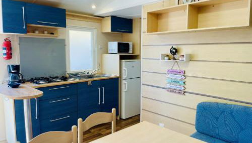 Mobilhome Loulousab10 Vacances cosy en famille chiens bienvenus - Foto 4, stove