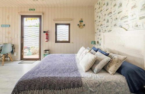 Mar no Camiño Terraza, chimenea de leña y bañera con vista al mar - Foto 4