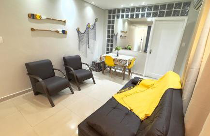 Santos - Gonzaga - Apartamento completo 1 quadra da praia - Foto 35