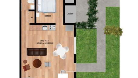 Awesome 1BR Apartment @Sailboat - Foto 3