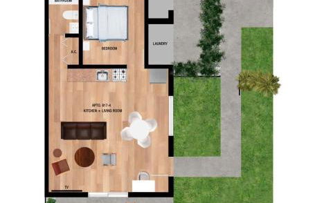 Awesome 1BR Apartment @Sailboat - Foto 3