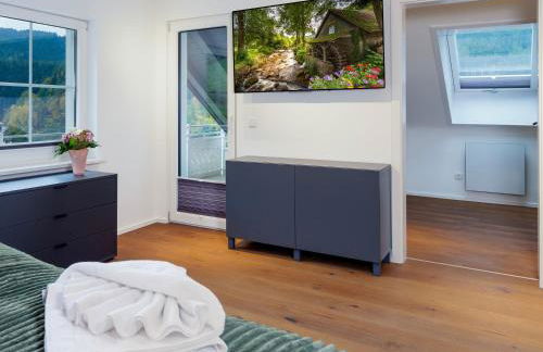 Waldklang Refugium Schwarzwald - eingezäunt - Außen-Sauna - Tischkicker - Billard - Foto 23