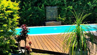 Pousada Morada Madu - Apartamento Charmoso com Piscina no Centrinho do Rosa - Photo 4, Garden, Garden view