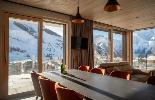 Chalets Horizon Blanc - Vue exceptionnelle Loup Blanc -Sauna extérieur Ours des Glaces -5 étoiles - Foto 18
