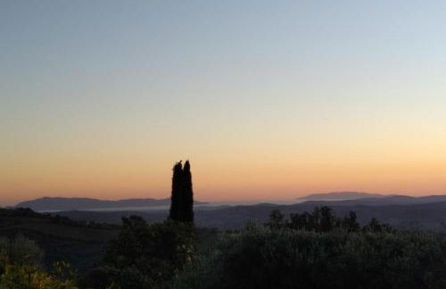 PODERE TORRICELLE 69B Pancole Gr, seaview infinity pool, jacuzzi, sauna, exclusive villa with 2 bedrooms for 4 - If you total 5 or 6 people there is an independent suite in main villa with private ensuite bathroom, kitchenette and garden dining area - Foto 11