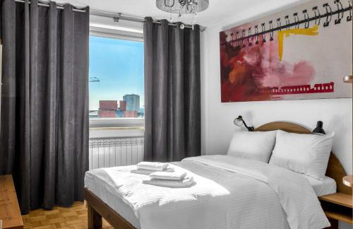 Warszawa Wileńska Skyline View Apartment by BookingHost - Foto 16