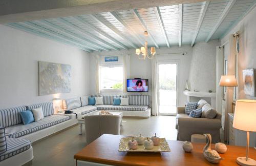 Villa "Kalli" with private pool - beachfront - Kalo Livadi - Foto 15